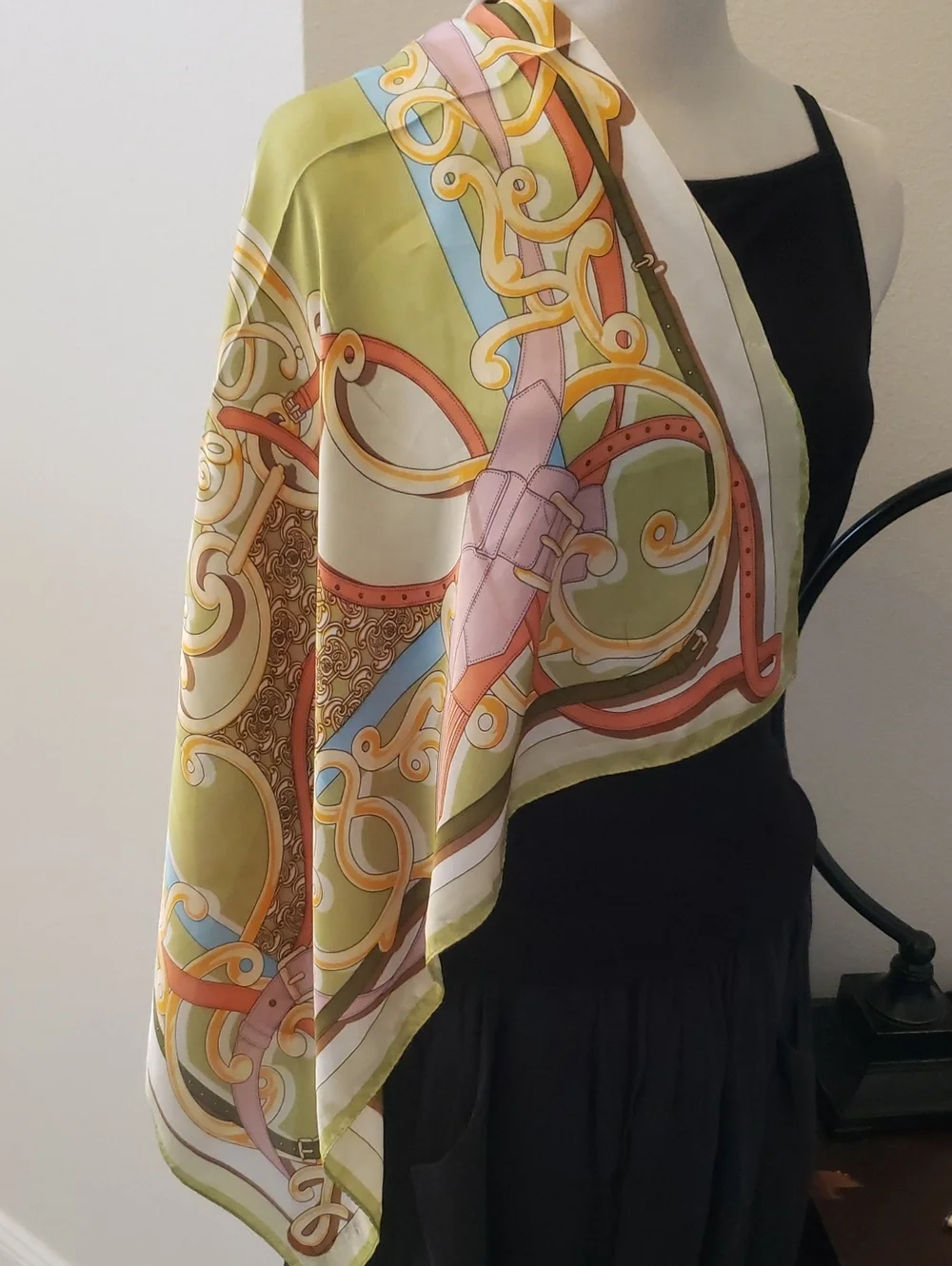 Silk Blend Square Scarf